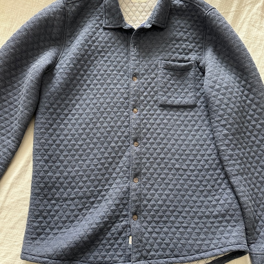 Men's Quilted Jacket - Blue